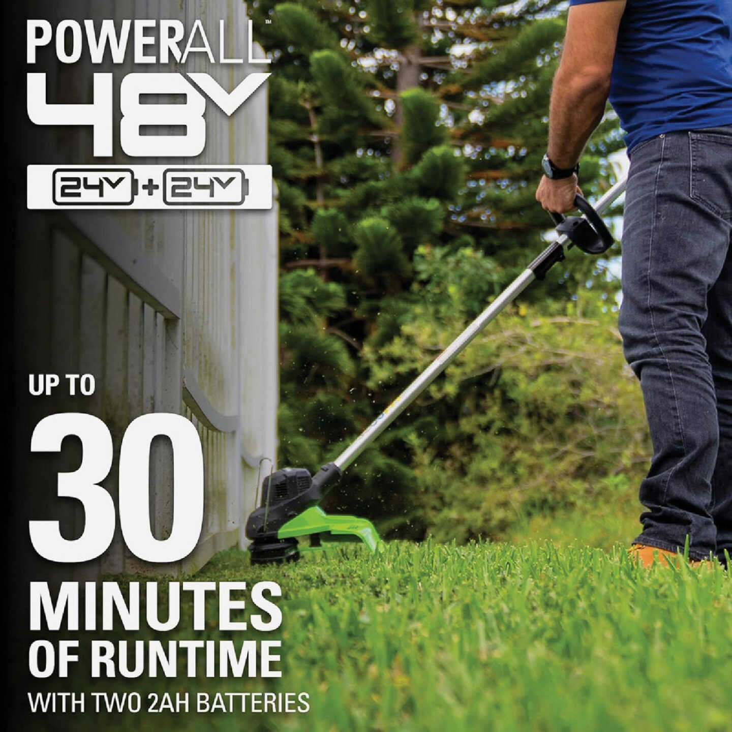 40V 15 Cordless String Trimmer w/ 2.0Ah Battery & Charger